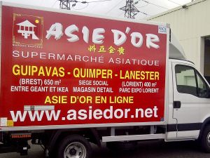 Camion caisse ASIE D'OR