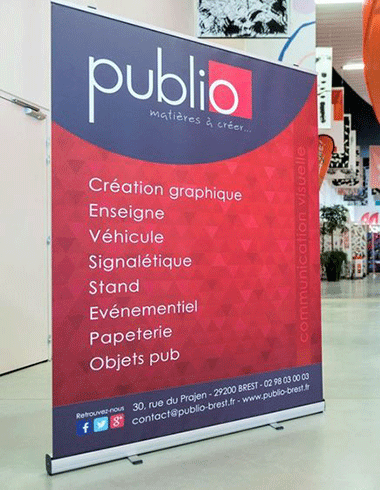 Agence de communication publicitaire à Brest : création de stand événementiel Agence de communication publicitaire à Brest : création de stand événementiel