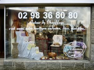 Vitrine marquage