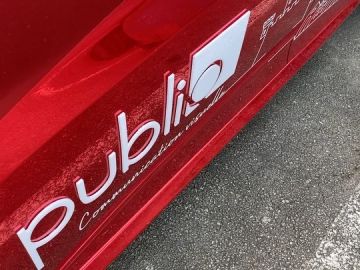 La petite dernière chez Publio.
 Le volume en mouvement !

#publiobrest #3D #wrapping #breizh