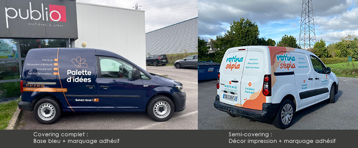 Impression et marquage de véhicule par Publio à Brest (29) Impression et marquage de véhicule par Publio à Brest (29)